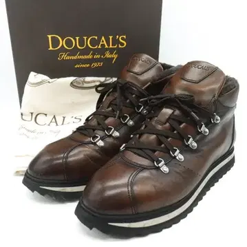 [듀칼스] 남성용 가죽 신발 43 브라운 이탈리아제