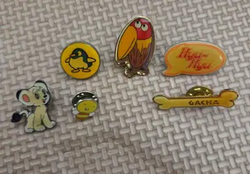 캐릭터 핀 배지 세트 6개 세트