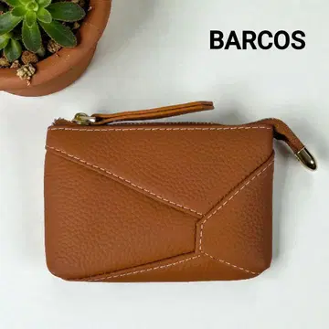 미사용품 BARCOS 발코스 지퍼 코인 케이스 키링 포함