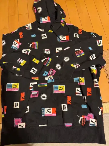 PUMA 컬러풀 후드티