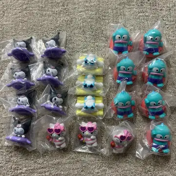 산리오 모두 함께 수영장 피규어 20세트