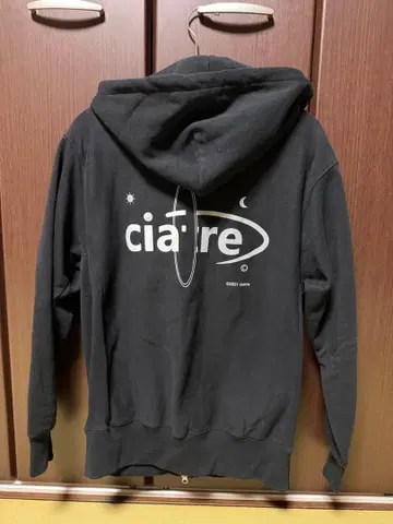 ciatre 블랙 풀 집업 후드티 M