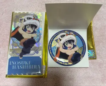 귀멸의 칼날 중국 한정판 비유 이노스케 캔뱃지 아크릴 티켓