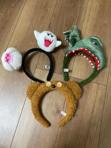 유니버셜 머리띠 3개 세트