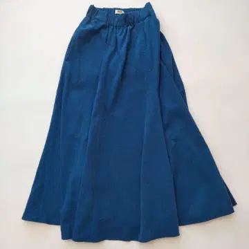 론 헤르만 RHC 롱 플레어 스커트 코듀로이 벨트 블루 S