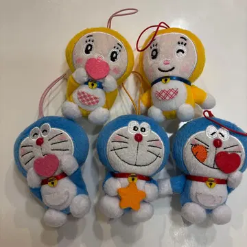 도라에몽 도라미짱 마스코트 홀더 봉제 인형 묶음 판매