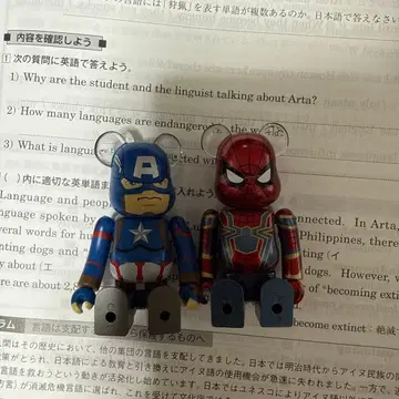 MARVEL 큐브릭 베어브릭 피규어 세트