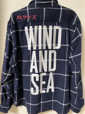 WIND AND SEA 체크 셔츠