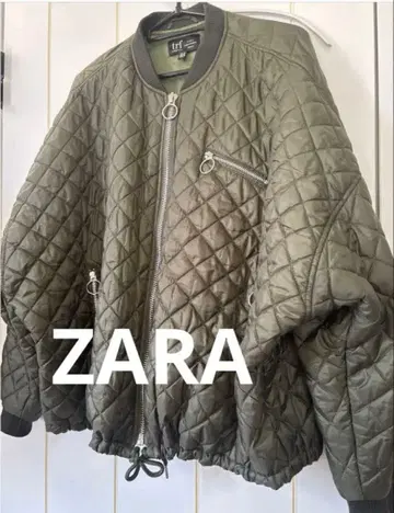 ZARA 퀼팅 블루종