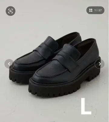 AZUL by moussy 플랫폼 로퍼 L 블랙