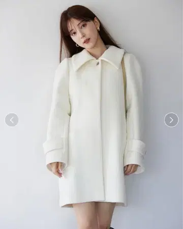 snidel 코트 라보 스텐칼라 I 라인 코트