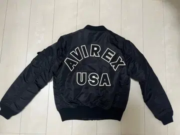 AVIREX MA-1 자켓 블랙