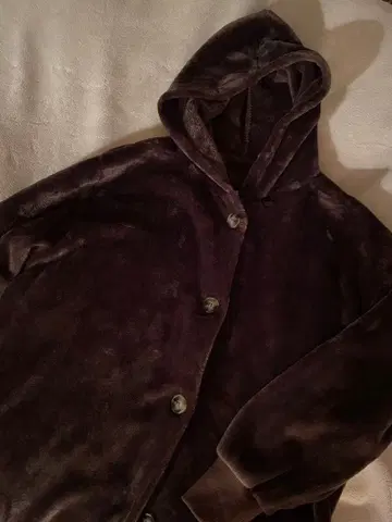 mofua 입는 담요 브라운