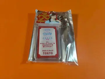 오구리 유이 AKB48 SPECIAL 복권 티켓 홀더풍 키링