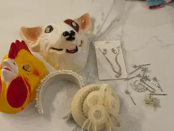 웨딩 세트 머리 장식 사전 촬영