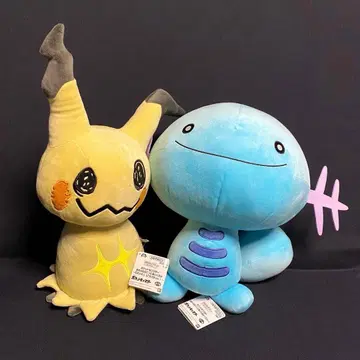 포켓몬 봉제 인형 미미큐 오 파 2종 세트