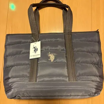 미사용 퀼팅 토트백 그레이