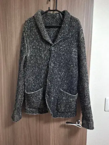 라벨 언더 컨스트럭션 니트 자켓