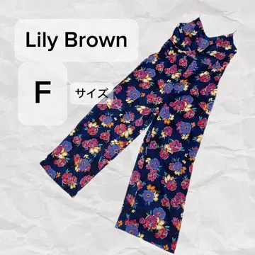 Lily Brown 올인원 총꽃무늬