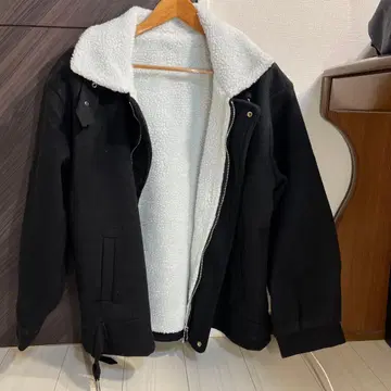 [ neos ] 빅 실루엣 보아 안감 벌룬 슬리브 코트 자켓