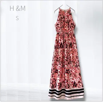 에이치앤엠 레오파드 프린트 맥시 드레스 S 롱 원피스 화려함