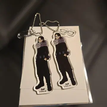 [ 2개 세트 ] 히로아카 Zoff 아크링 키링 아이자와 선생님