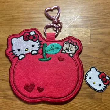 산리오 하라주쿠 한정판 와펜 데코 키티