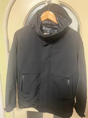 UNIQLO +J 질 샌더 하이브리드 다운 오버사이즈 파카 블랙 S