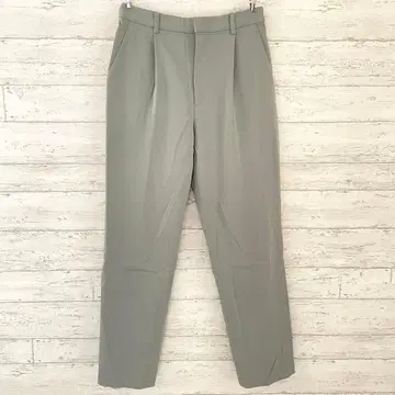 뷰티 앤 유스 턱 슬랙스 팬츠 [M] 테이퍼드 얇은 소재