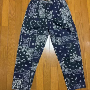FREAK'S STORE 반다나 패턴 이지 팬츠 L