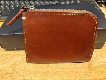 츠치야 가방 디아리오 핸디 L 지퍼 브라운