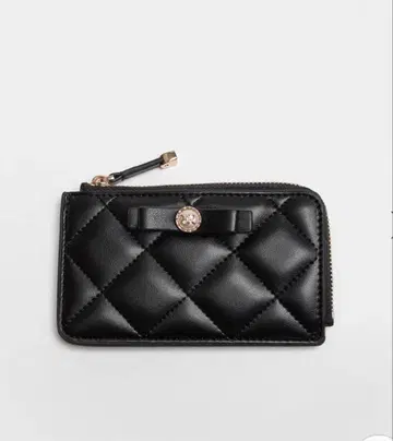 RANDA 펄 리본 프래그먼트 케이스 블랙