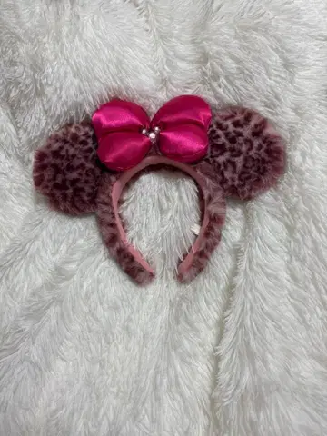 레오파드 무늬 머리띠