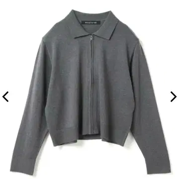 mizuiro ind 카라 부착 지퍼 가디건