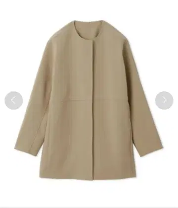 Mila Owen 미들 기장 노카라 코쿤 자켓