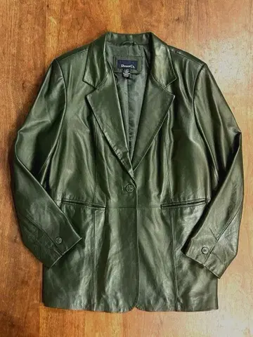 used leather tailored jacket