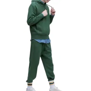 UNIQLO 유니클로 그린 후드티 XL 셋업 S