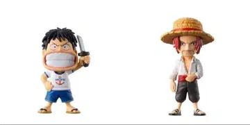 [ 새상품 미개봉 ] 원피스 실 루피 & 샹크스 4세트