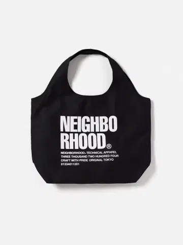 NEIGHBORHOOD 네이버후드 토트백 로고 블랙