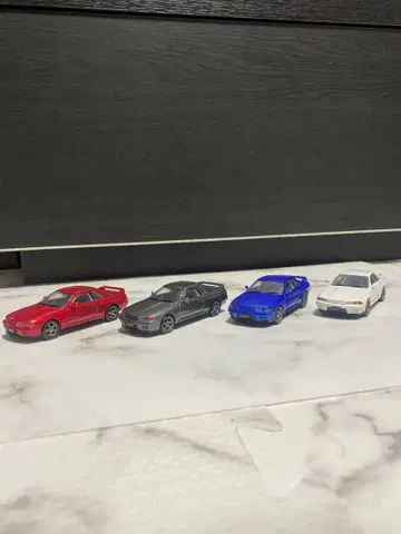 스카이라인 R32 미니카 4대 세트