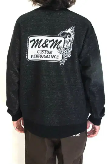 기무라 타쿠야 즉시 완판 M&M x MASSES 자카드 니트