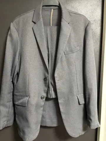 EDIFICE 그레이 캐주얼 셋업 (자켓+팬츠)