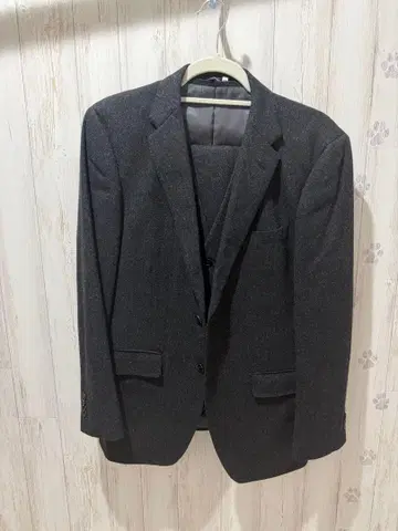 MEN'S BA-TSU 다크 그레이 비즈니스 정장 자켓