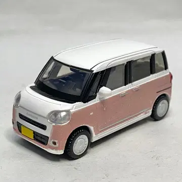 토이즈 캐빈 다이하츠 무브 캔버스 가챠 모형 미니카 핑크