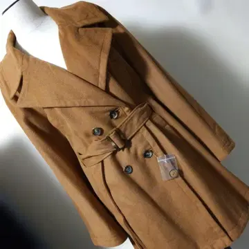 [ 미사용품 ] 카멜 브라운 , 판초 벨트 포함 가격 인하했습니다