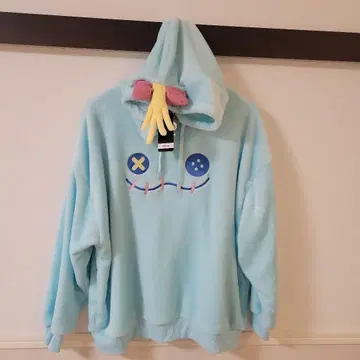 스티치 스크럼프 후드티 플리스 방한 랜드 시 나리키리