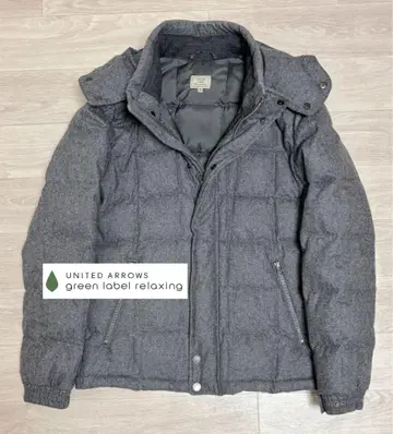 United arrows GLR 울 블렌드 다운 자켓 M
