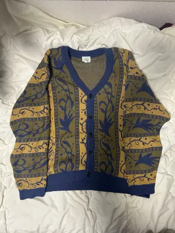 앤티크 리프 패턴 CA 가디건