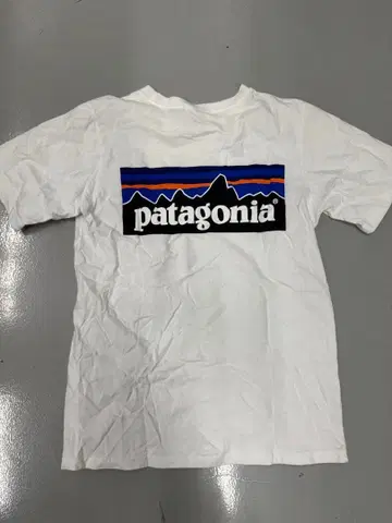patagonia 화이트 T셔츠 사이즈 M