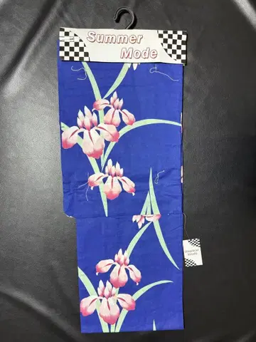 유카타 기성복 미개봉 제비꽃 기모노 의상 무용 연극 연기 연습